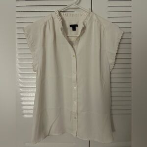 White Ann Taylor Blouse
